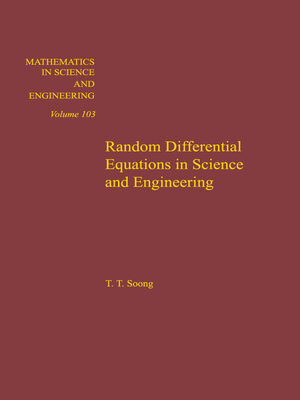 cover image of Random Differential Equations in Science and Engineering